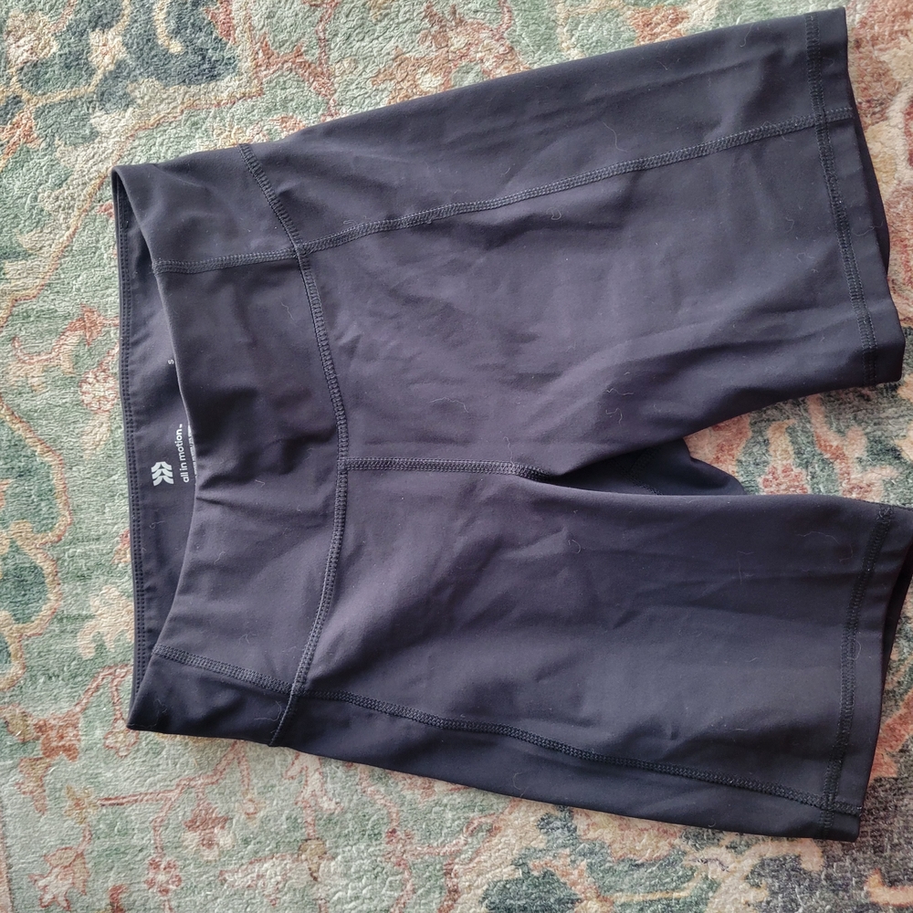 All in Motion Black Biker Shorts